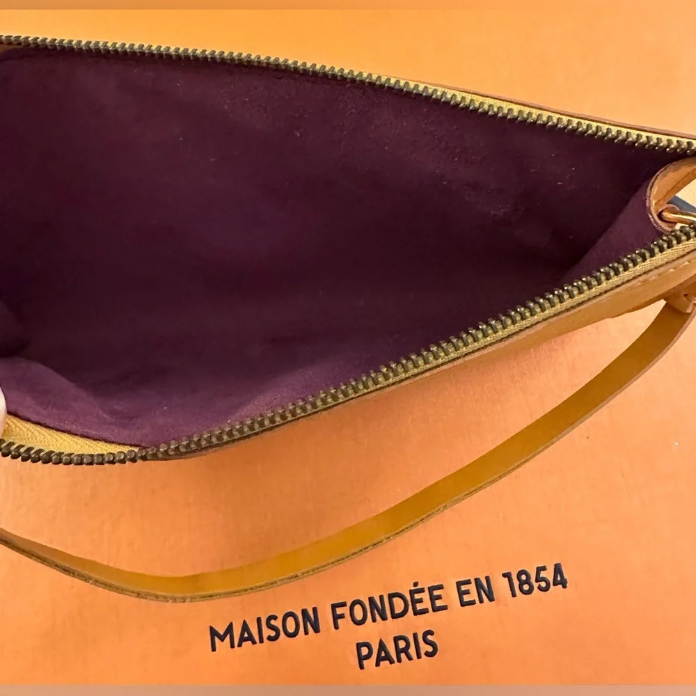 Louis Vuitton Pochette Yellow Epi Leather